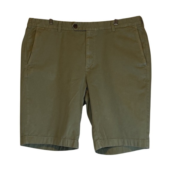Brooks Brothers Other - Brooks Brothers‎ Mens Green Khaki Bermuda Preppy Classic Cotton Golf Shorts 40"